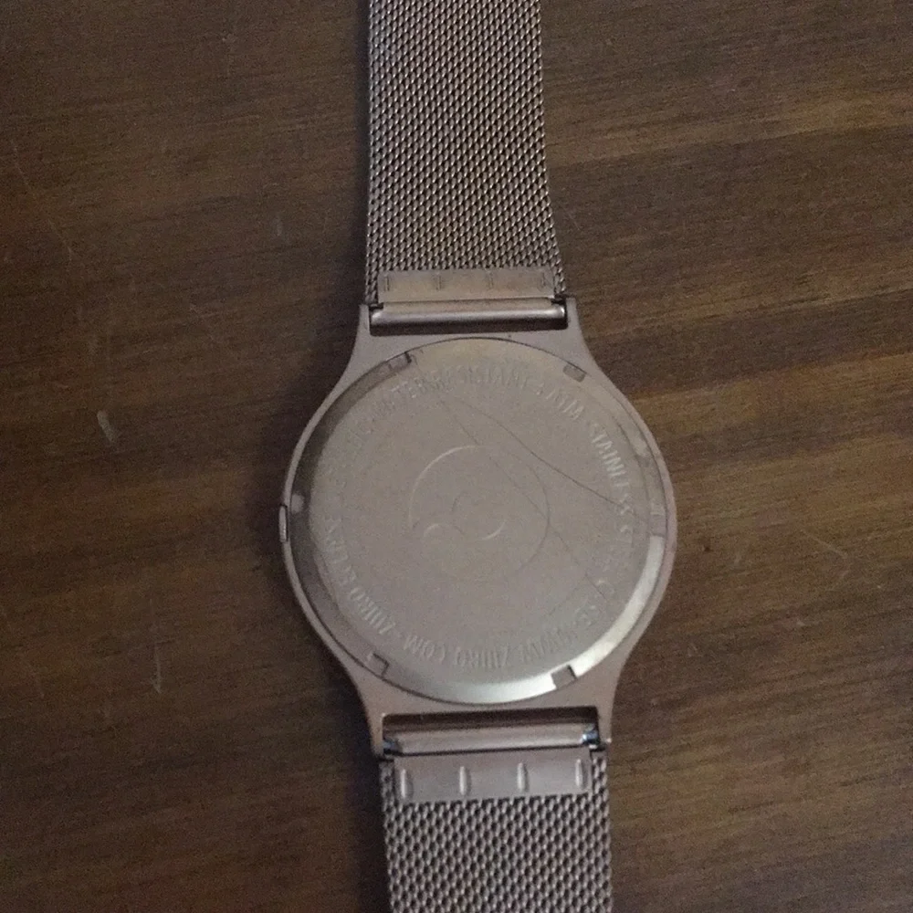 ZIIIRO ECLIPSE Steel Rose Gold Wrist Watch